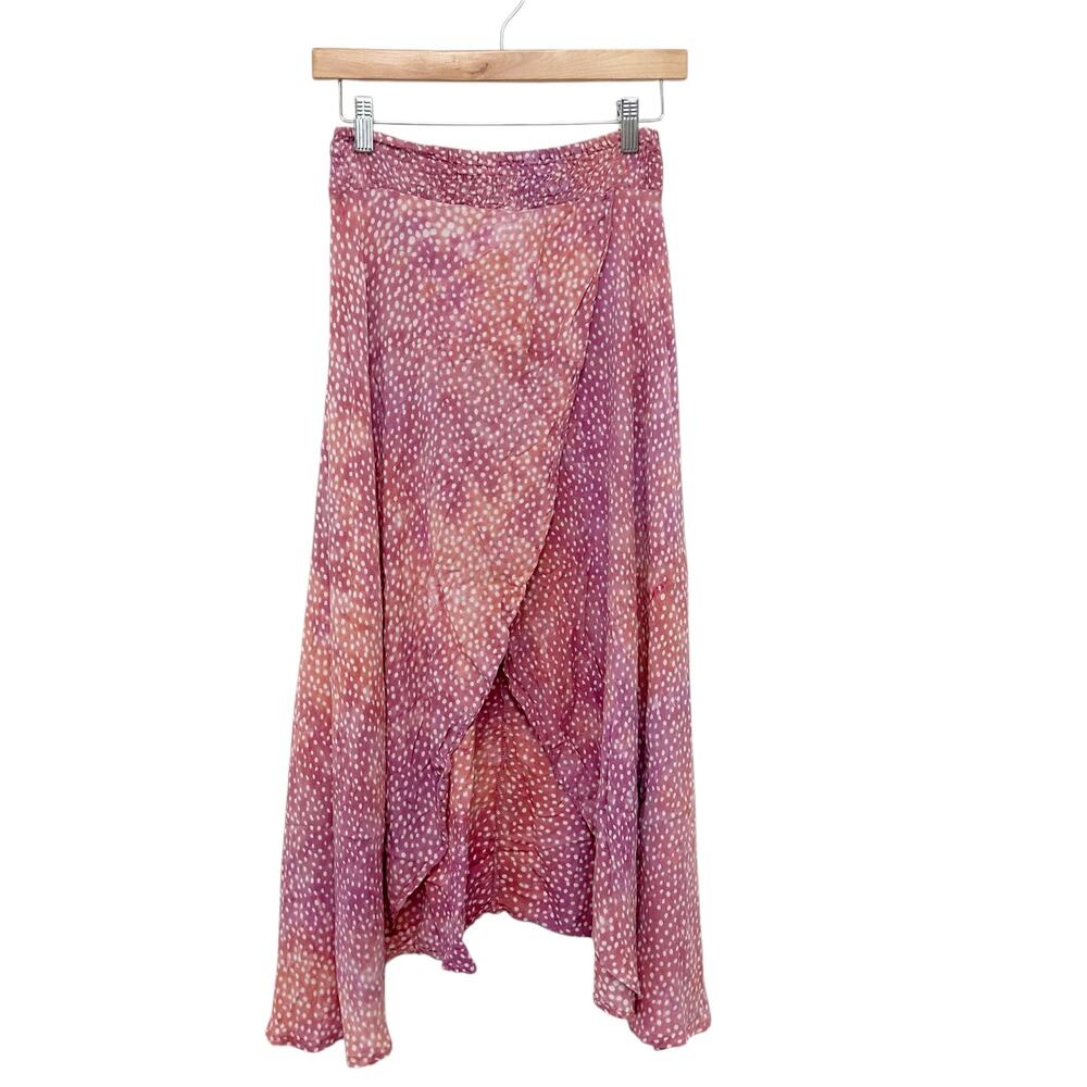 Tiare Hawaii Seminyak Top & Skirt Smokey Dot Lilac Purple Sz S/M